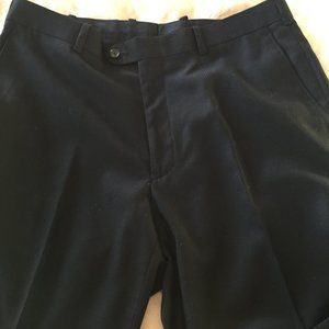 Men's Black Stripe Dress Pants | 34R